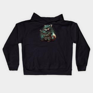 racoon fantasy Kids Hoodie